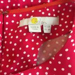 Boden polka dot midi dress with pockets. Size 6 Pink Photo 3
