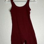Aritzia TNA Maroon Onesie Romper Size XS Photo 0