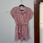 Maeve Anthropologie  Tourista Pink‎ Sailboat Romper Size 0 Photo 1