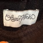 Lauren Moshi  Black Athletic Shorts with Silver Lips Photo 2