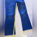 Loft Ann Taylor The Kick Crop Jeans Size 4 Dark Blue Pockets Zippers Straight Photo 6