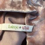 Lime n Chili Top Mauve Pink Velvet Cold Shoulder Cutout 6 Party Date Glam Chic Photo 13