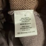 Hippie Rose NWT  Gray Cable-Knit Cropped Sweater w Cute Brown Bear Graphic- Large Photo 6