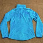 The North Face Size S Fuzzy Fleece Zip up Jacket Women’s Sky Blue Photo 2