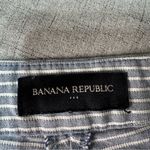 Banana Republic  White Pinstripe Chambray Sailor Pique Shorts Size 14 Photo 6