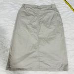 Calvin Klein Jeans Size 8 Neutral Khaki Tan Stretch A-Line Skirt Minimalist Photo 1