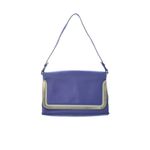 Botkier  Women's Purple Blue‎ Faux Leather No13 Misha Shoulder Bag Sz M Photo 7