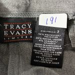 Tracy Evans Limited Women's Wide Leg Dress Pants Gray Button Stretch size 3 Photo 5