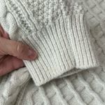 Aelfric Eden NWT  Oversized Ivory Cable Knit Fisherman Sweater Size Large Photo 11