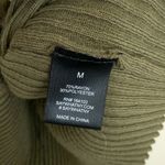 Say What? Say What Dark Green Ribbed Bodycon Dress With Faux Leather Trim Size M Photo 6