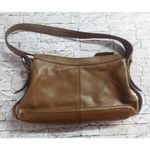 Etienne Aigner  Classic Brown Leather Purse Shoulder Bag Gold Hardware Photo 3