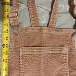 Tinseltown Light Tan Corduroy Overall Mini Dress Sz M Photo 3