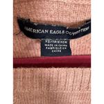 American Eagle  Outfitters Women's Waffle Knit Shirt, Mauve, Pink, XS, Flaw Photo 5
