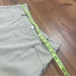 HYFVE  Khaki High Rise Wide Leg Lightweight Cotton Denim Trouser Pants Medium New Photo 1