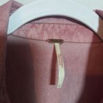 Free People  Mauve Acid Wash Wide Leg Short Sleeve Jumpsuit Casual Size 2 Photo 5