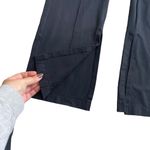 Athleta Women S Petite Black Pleated Split Hem Flare Pant Photo 2