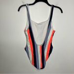 Marine layer Jade one piece swimsuit striped women’s size small low back summer Photo 5