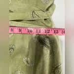 Michael Michael Kors paisley wrap front wide leg jumpsuit in sage green‎ Green Size XS Photo 8