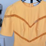 Finders Keepers  Lattice Mini Dress Marigold Size Small NWT Photo 3