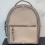 Calpak Beige Backpack Kaya Faux Leather Black Photo 0