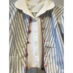 JC Penny Fashion 2 Piece Vintage Dress with Jacket Blue Size 16 Photo 2