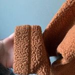 Aerie Burnt Orange Oversized Sherpa Pullover Photo 1