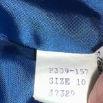 Pendleton  Vintage Royal Blue Cropped Virgin Wool Button Front Jacket Petite Photo 3