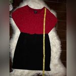 Enfocus Women Red shimmer and Black Pencil skirt Dress Sz 14W Photo 7