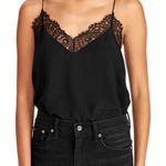 Ralph Lauren Polo  Black Silk Lace Cami Sz 10 Photo 0