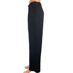 SO  Black High Rise Pleated Straight Leg Career Business Ankle Dress Pants Size M Photo 1
