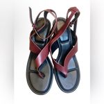 Vince NWOB Women's Julian Leather Ankle Strap Kitten Heel Sandals Size 9 Photo 1