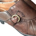 Earth Spirit  Classics Emma Clogs‎ Brown Leather Size 6 Photo 1
