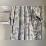 Sanctuary  Women's Cold Shoulder Tie Dye T-Shirt Blue Short Sleeve Size Large Photo 7