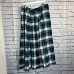 Vintage 1950s Jonathan Logan White & Green Plaid Maxi Skirt 6 CottageCore Preppy Photo 10