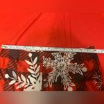 Snarttrend Red Plaid Snowflake Print Christmas Leggings Photo 5