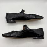 Sam Edelman  Women's Michaela Stud Mary Jane Flat Size 8.5 Black Pattened Leather Photo 4