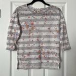 LC Lauren Conrad  Floral Striped Sweater - Size S Photo 0
