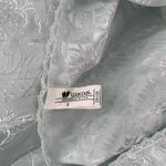 Wacoal Vintage Light Blue Floral Jacquard Satin Chemise Size Small Nightie Photo 4