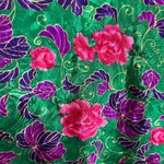 Victoria's Secret Vintage 90’s Victoria’s Secret slip chemise size large Green Floral gold label Photo 6