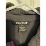 Marmot Womens Full-Zip Gray Jacket With Pink Accents Size L Fleece Lined Nylon/P Photo 5