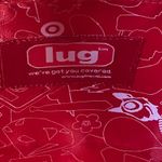 RARE Lug Target Puddle Jumper Tote Bag Red Quilted Nylon w/ Multiple Pockets GUC Photo 9