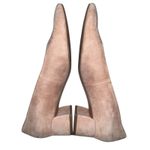 Franco Sarto Guliana Suede Leather Pumps Women's Size 6.5 Tan Chunky Heel Shoes Photo 6