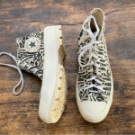 Converse Platform  stacked lugged zebra print high tops size women’s 7 Photo 0