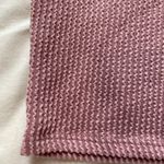 light pink mauve ribbed textured tank top Photo 2
