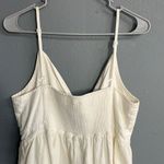 Old Navy  linen blend tie front Cream Dress with Bow Detail Large #711 Photo 6