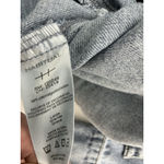 Habitual Womans Knee Length Dress Large Blue Denim Long Sleeve Full Snap Pockets Photo 5