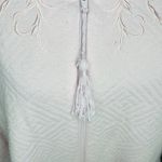 Miss Elaine Quilted Long Sleeve Robe Full Zip Sz S Embroidered Tasseled Vintage Pink Photo 5