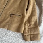 Dana Buchman  Women's Blazer Jacket in Camel cotton/linen blend
Size 16 Photo 1