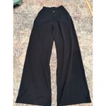 Lululemon  Align Palazzo Pants Black Wide Leg Nulu High Rise Size 4 Photo 3