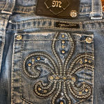 Miss Me Bootcut Jeans Women 26 Bedazzled Western Cowgirl Aztec Fringe Farm Barn Photo 0